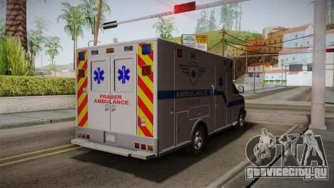 Chevrolet Express 2011 Ambulance для GTA San Andreas