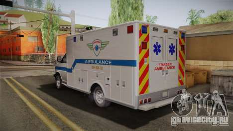 Chevrolet Express 2011 Ambulance для GTA San Andreas