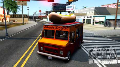 New HotDog Van для GTA San Andreas
