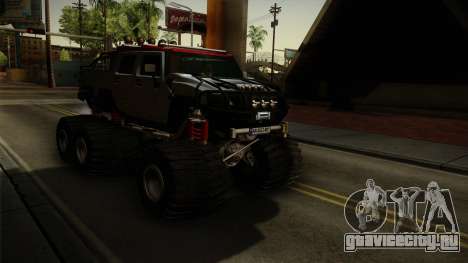 Hummer H2 6x6 Monster для GTA San Andreas