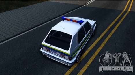 Volkswagen Golf White South African Police для GTA San Andreas