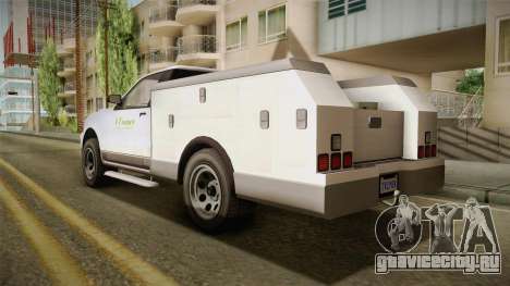 GTA 5 Vapid Utility Van IVF для GTA San Andreas