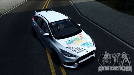 Ford Focus RS 2017 Kirisaki Chitoge Itasha для GTA San Andreas