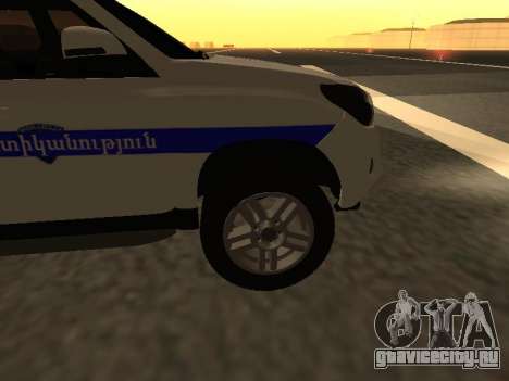 Toyota Land Cruiser Polise Armenian для GTA San Andreas