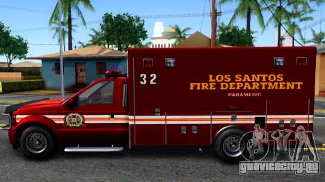GTA V Vapid Sadler Ambulance для GTA San Andreas