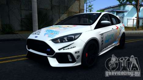 Ford Focus RS 2017 Kirisaki Chitoge Itasha для GTA San Andreas