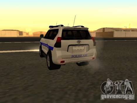 Toyota Land Cruiser Polise Armenian для GTA San Andreas