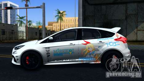 Ford Focus RS 2017 Kirisaki Chitoge Itasha для GTA San Andreas