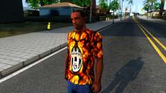 Juventus Flame T-Shirt для GTA San Andreas