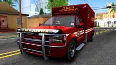 GTA V Vapid Sadler Ambulance для GTA San Andreas