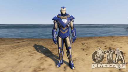 Iron Man Blue Steel для GTA 5