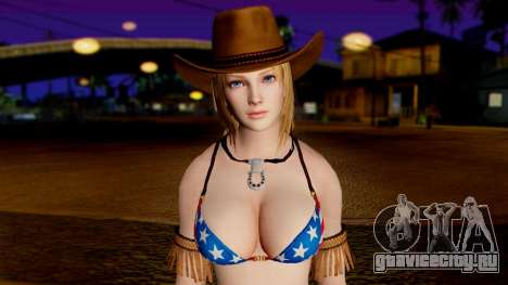 Dead Or Alive 5 - Tina Cowgirl with Pants для GTA San Andreas