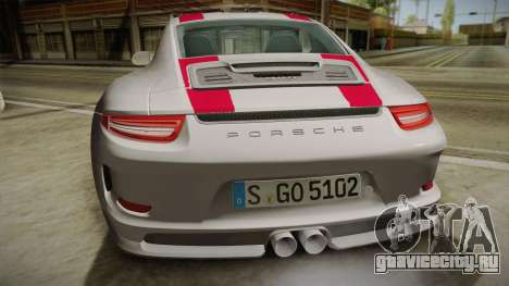 Porsche 911 R (991) 2017 v1.0 Red для GTA San Andreas