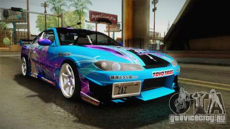 Nissan Silvia S15 Cirno Touho Project Itasha для GTA San Andreas