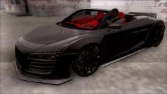 Audi R8 Spyder 5.2 V10 Plus LB Walk для GTA San Andreas