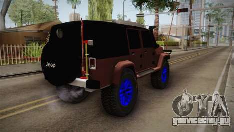 Jeep Wrangler 2012 для GTA San Andreas