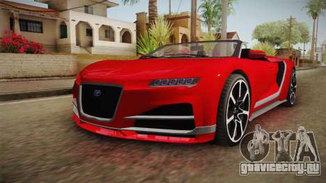 GTA 5 Truffade Nero Spyder для GTA San Andreas