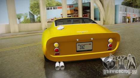 Ferrari 250 GTO (Series I) 1962 IVF PJ1 для GTA San Andreas