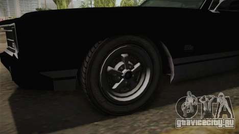 GTA 5 Declasse Sabre GT SA Style Painted Bumpers для GTA San Andreas