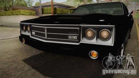 GTA 5 Declasse Sabre GT SA Style Painted Bumpers для GTA San Andreas