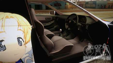 Honda Integra Tipe R Girl und Panzer Itasha для GTA San Andreas