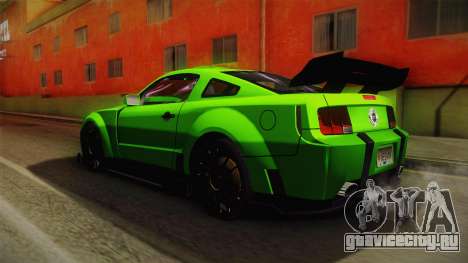 Ford Mustang NFS Green для GTA San Andreas