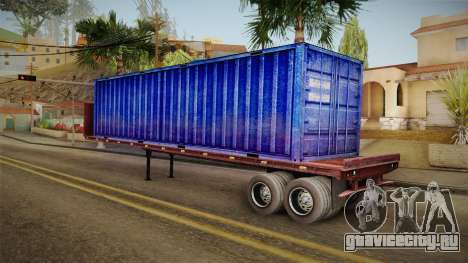Blue Trailer Container HD для GTA San Andreas