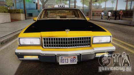 Chevrolet Caprice Taxi 1989 IVF для GTA San Andreas