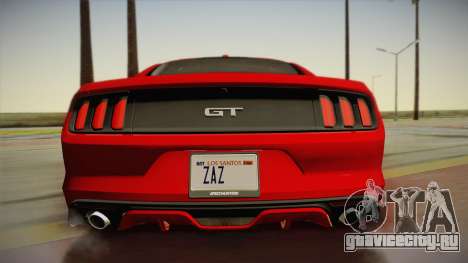 Ford Mustang GT 2015 5.0 для GTA San Andreas