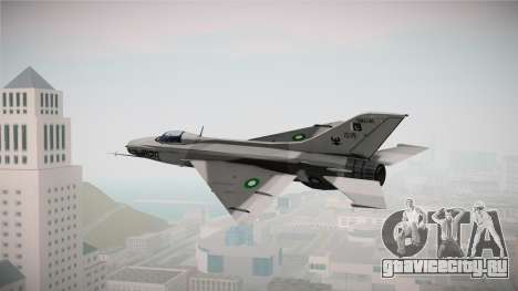F-7 PG Pakistan Airforce для GTA San Andreas