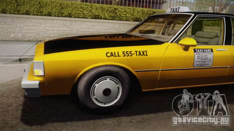 Chevrolet Caprice Taxi 1989 IVF для GTA San Andreas