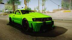 Ford Mustang NFS Green для GTA San Andreas