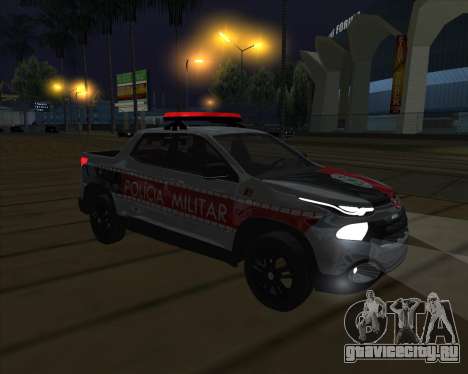 Fiat Toro Police Military для GTA San Andreas