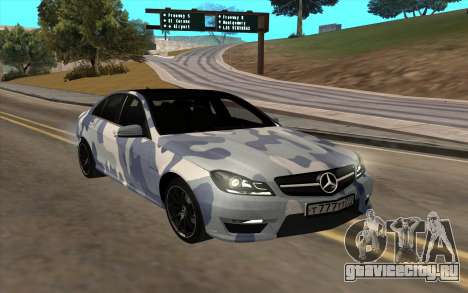 Mersedes-Benz C63 AMG для GTA San Andreas