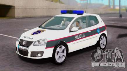 Volkswagen Golf V BIH Police Car для GTA San Andreas