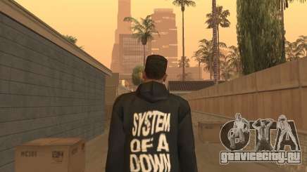System of a Down Black Hoody v1 для GTA San Andreas