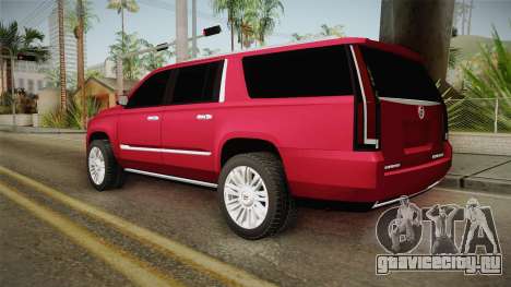 Cadillac Escalade 2016 для GTA San Andreas