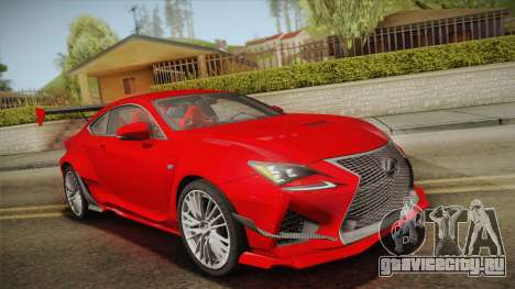 Lexus RC F RocketBunny для GTA San Andreas