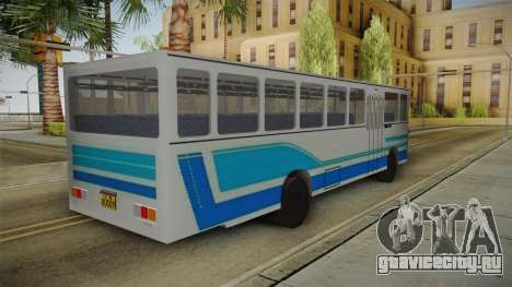 Huanghai DD6111CT Suburban Bus Blue для GTA San Andreas