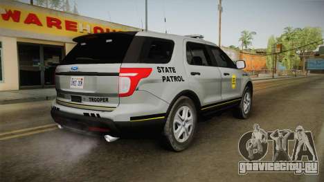 Ford Explorer 2014 Iowa State Patrol для GTA San Andreas