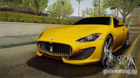 Maserati GranTurismo Sport v2 для GTA San Andreas