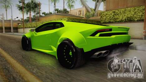 Lamborghini Huracan Rocket Bunny 2014 для GTA San Andreas