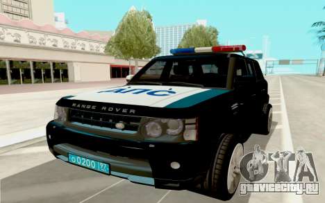 Range Rover Sport Police для GTA San Andreas