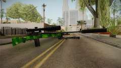 Green Sniper Rifle для GTA San Andreas
