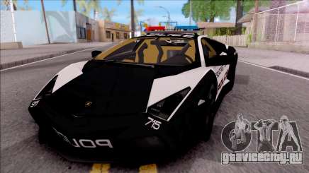 Lamborghini Reventon High Speed Police для GTA San Andreas
