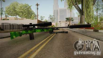 Green Sniper Rifle для GTA San Andreas