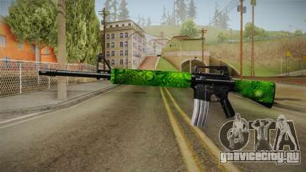 Green M4 для GTA San Andreas