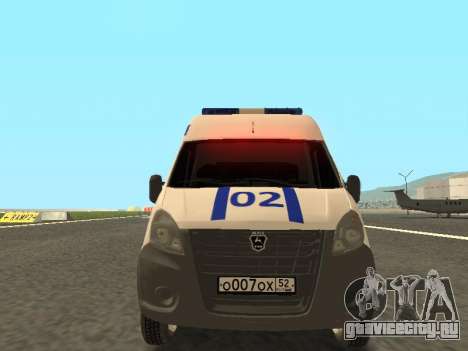 ГАЗель NEXT Полиция для GTA San Andreas