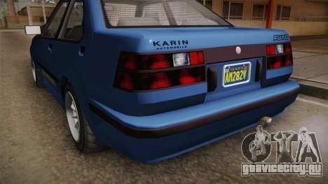 GTA 5 Karin Futo 4-doors IVF для GTA San Andreas