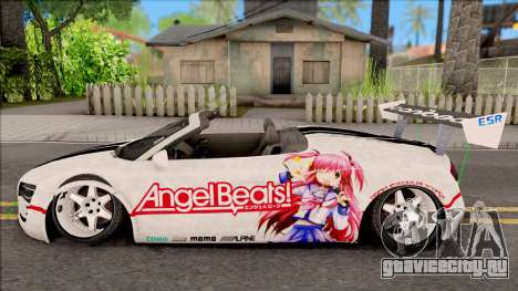 Audi R8 Spyder Angel Beats для GTA San Andreas